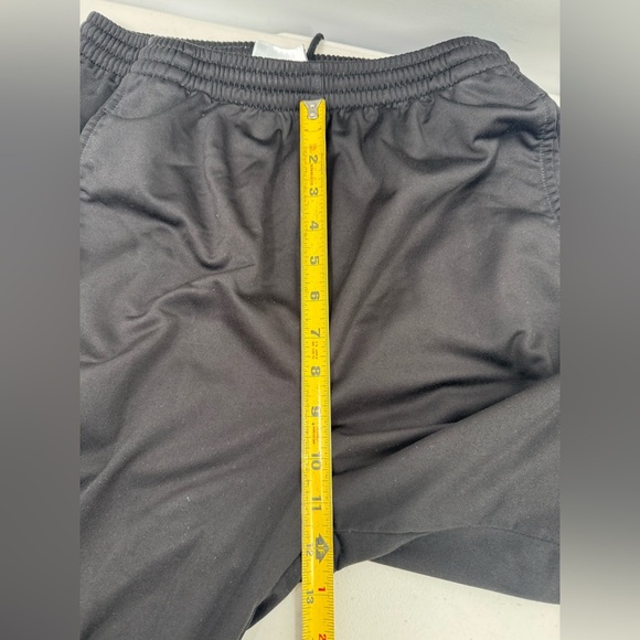 Adidas Track Pants Mens M Black Dark Green Baggy Cargo Pocket 90s Y2K - Picture 9 of 11